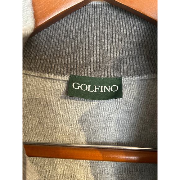 Golfino Leopard Cotton Cashmere Troyer Sweater - Picture 4 of 8